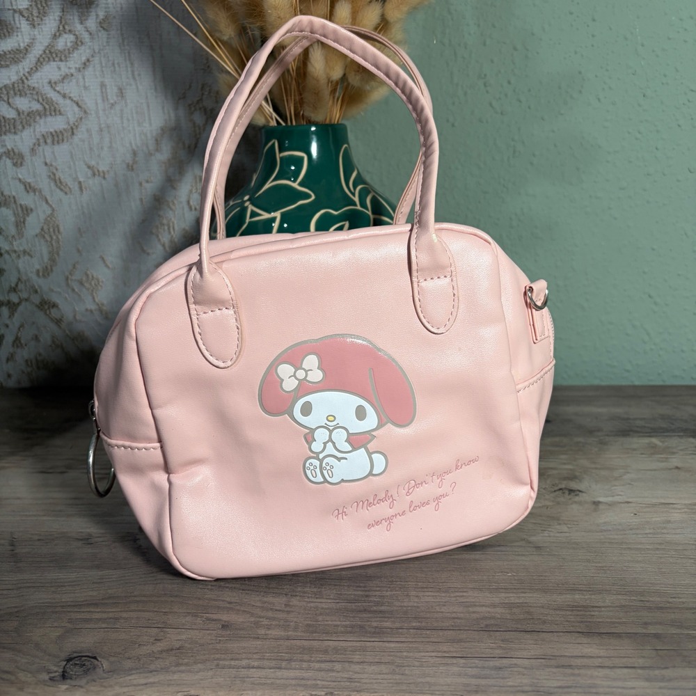 Sanrio Handbag Womens Small Pink My Melody Kawaii Satchel Crossbody Bag